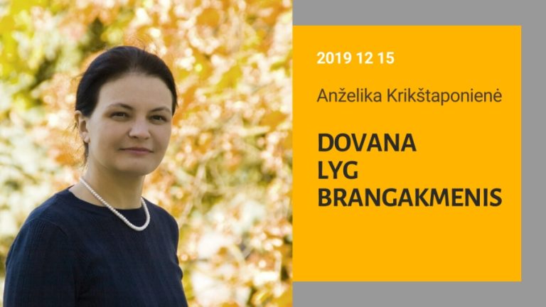 Pamokslas | 2019 12 15 | Dovana lyg brangakmenis