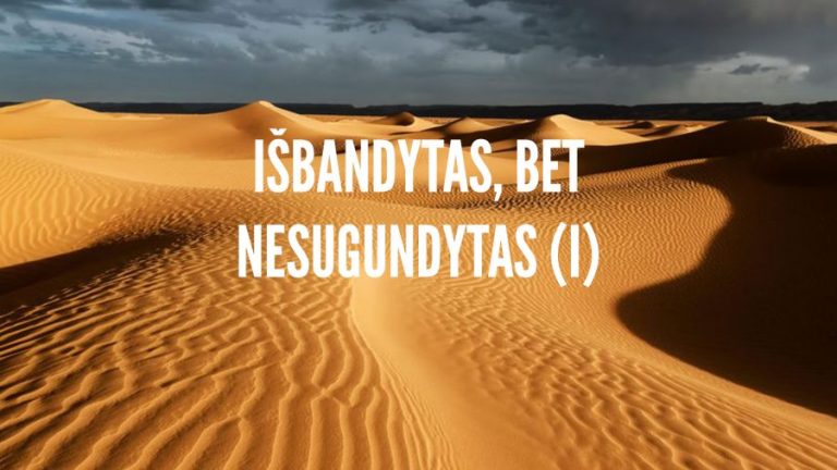 Pamokslas | 2020 03 22 | Išbandytas, bet nesugundytas (I)