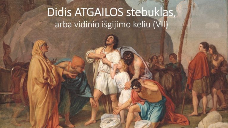 Pamokslas | 2022 10 02 | Didis ATGAILOS stebuklas, arba vidinio išgijimo keliu (VII)