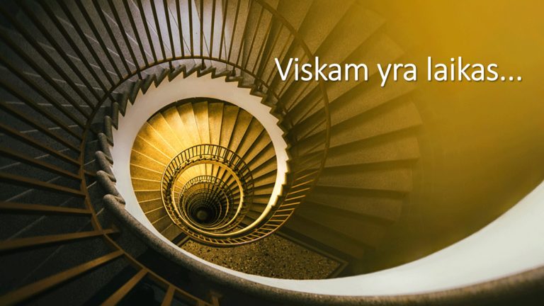 Pamokslas | 2022 12 18 | Viskam yra laikas…
