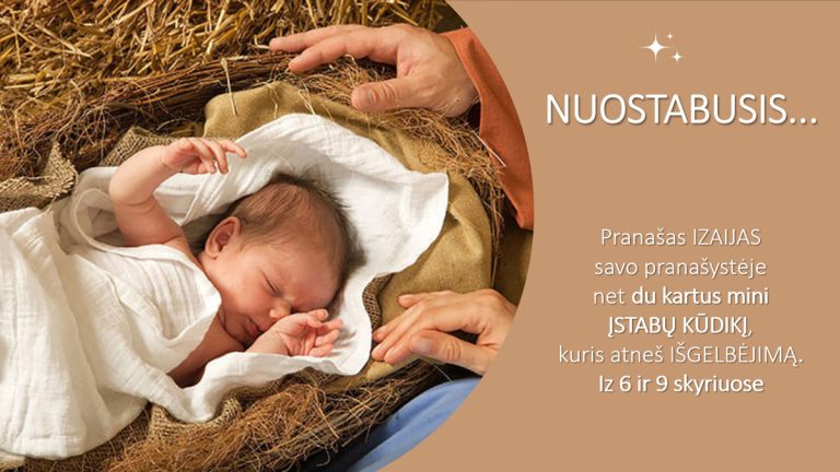 Pamokslas | 2022 12 25 | NUOSTABUSIS…
