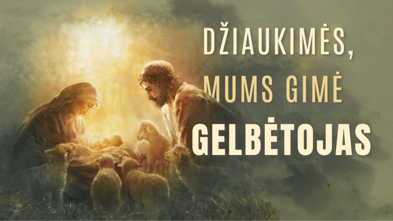 Pamokslas | 2024 12 25 | Džiaukimės, mums gimė Gelbėtojas