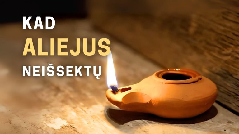 Pamokslas | 2025 07 13 | KAD ALIEJUS NEIŠSEKTŲ, arba Dievo karalystės beieškant (XVII)
